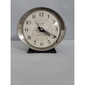 Vintage Westclox Baby Ben Wind-Up Travel Alarm Clock - For Parts Or Repair